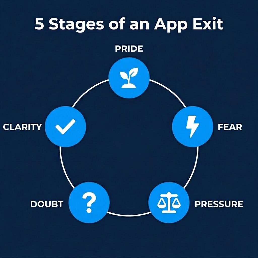 The emotional stages of selling your mobile app