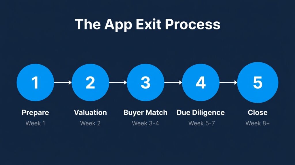 How to sell your app: step-by-step process from valuation to close
