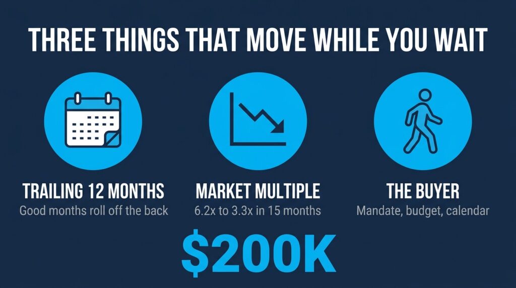 Three variables that shift while deciding when to sell your app, costing $200k